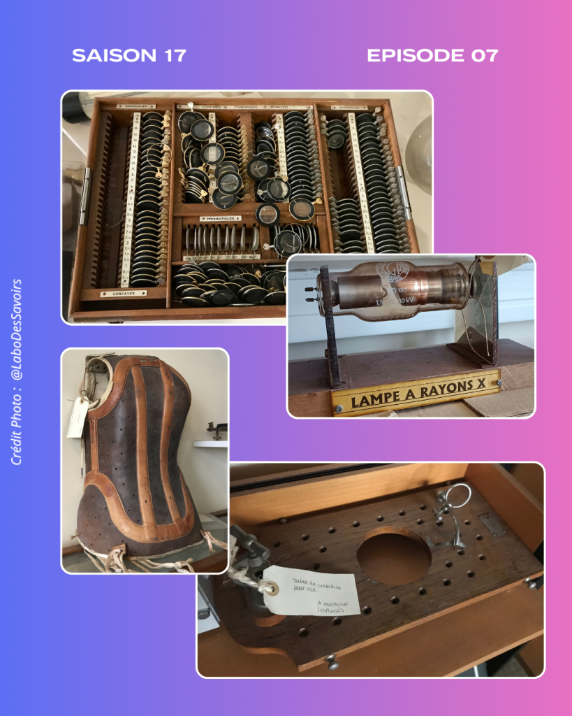 photos d'objets scientifiques de la mission PATSTEC